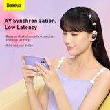 Tai nghe không dây Baseus Bowie E2 True Wireless Earphones (Bluetooth 5.2 , 5~24h using, Anti-Los, APP control, TWS)