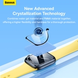 Kính cường lực cho Apple Watch Baseus Full-coverage Curved-screen Crystal Tempered Glass Film for Apple Watch
