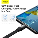 Cáp Sạc Dây Rút Công Suất 66W Baseus Bright Mirror 3 in 1 Series 2 ( USB to Type C/ Lightning/ Micro USB Retractable Data Cable)