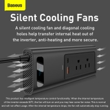 Bộ Chuyển Đổi Nguồn Baseus In-car 150W | Biến Áp 12V Sang 110V & Sạc Laptop Trên Ô Tô