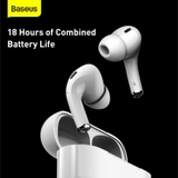 Tai nghe Bluetooth Baseus Encok W3 TWS (Bluetooth 5.0, 4h continuously listen, Noise reduction, IP55, True Wireless Earbuds )