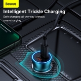 Tẩu Sạc Baseus Golden Contactor Pro 40W 2 Cổng Type-C | Sạc Nhanh 2 Thiết Bị, Công Nghệ BPS, Đèn LED