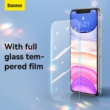 Ốp lưng nhựa hỗ trợ sạc từ tính Baseus Crystal Magnetic Phone Case for iP11