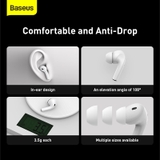 Tai nghe Bluetooth Baseus Encok W3 TWS (Bluetooth 5.0, 4h continuously listen, Noise reduction, IP55, True Wireless Earbuds )