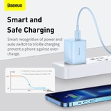 Cốc sạc nhanh, nhỏ gọn Baseus Super Si Pro Quick Charger 20W dùng cho iPhone 12/iP11/XS Max (Type C, 20W/18W, PD/ QC3.0 Quick charger)