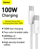 Cáp Sạc Siêu Nhanh Baseus Dynamic Series Fast Charging Data Cable Type-C to Type-C 100W