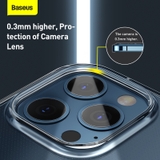 Combo Ốp Lưng & Cường Lực Baseus Crystal Cho iP12 | Hỗ Trợ Sạc Từ Tính, Siêu Mỏng