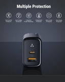 Cốc Sạc Nhanh Voltme Revo 35 Duo GaN Tech Charger (Chân gập, Dual-Port 35W)
