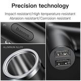 Bộ tẩu sạc mở rộng 3 trong 1 dùng cho xe hơi Baseus Y Type Dual USB (40W, 3.4A Fast Charge, Intelligent Car charger)