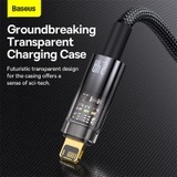 Cáp Sạc Lightning Tự Ngắt Baseus Explorer Series Auto Power-Off Fast Charging Data Cable USB to IP 2.4A