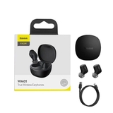 Tai nghe Bluetooth Baseus Encok True Wireless Earphones WM01 (TWS, Bluetooth 5.0, Stereo Earbuds, Touch Control, Noise Cancelling)