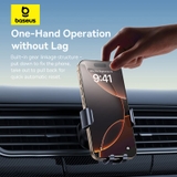 Giá Đỡ Điện Thoại Baseus Metal Age Go | Kẹp Cửa Gió, Khóa Tự Động Bằng Trọng Lực