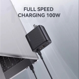 Củ Sạc Nhanh Voltme Revo 100W GaN III | 3 Cổng (2Type-C + USB) Sạc Nhanh Laptop
