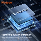 Cáp Sạc Mcdodo Cab Vision 240W Type-C to Type-C | Đèn LED Độc Đáo, Chip E-Marker 2.0