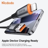 Cáp Sạc Mcdodo Cab Smart 12W USB to Ln | Tự Ngắt Thông Minh, Có Đèn Báo Sạc