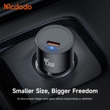 Tẩu Sạc Mcdodo Obsidian 45W Siêu Nhỏ Gọn | 1 Cổng Type-C Sạc Nhanh Đa Năng