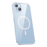 Combo Ốp Lưng & Cường Lực Baseus Crystal Cho iP14 | Hỗ Trợ Sạc Từ Tính, Chống Sốc & Ố Vàng