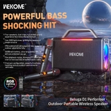 Loa Bluetooth WEKOME Powerful Bass Shocking Hit Beluga D1 Outdoor Wireless Speaker