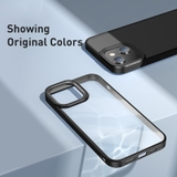 Ốp Lưng Nhựa Cứng Trong Suốt Bảo Vệ Camera Baseus Crystal Dùng Cho iPhone 13 2021. Hàng chính hãng Baseus