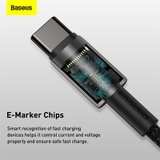 Cáp sạc Baseus Tungsten Gold Fast Charging Data Cable USB to Type-C 100W