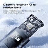 Bơm Lốp Ô Tô Baseus PrimeTrip VA1 | Thiết Bị Cứu Hộ Ô Tô, Bơm & Sạc Đa Năng