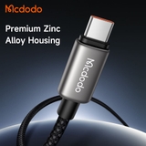 Cáp Sạc Nhanh Mcdodo Vision 240W Type-C to Type-C | Màn Hình TFT Cảm Ứng, Dây Dù
