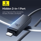 Cáp Sạc Đa Năng Baseus Versatile Type-C / USB to Type-C / Ln 60W | 4 Cổng, Nam Châm Thu Gọn