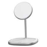 Đế giữ điện thoại tích hợp sạc nhanh không dây Baseus Swan Magnetic Desktop Bracket Wireless Charger cho iPhone 12 series (15W, Magsafe Wireless charge)