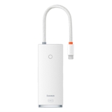 Hub chuyển đa năng Baseus Lite Series 6-Port Type-C HUB Docking Station (Type-C to HDMI+USB3.0*2+PD+SD/TF)