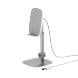 Bộ đế giữ điện thoại/ Tablet để bàn tích hợp sạc nhanh không dây Baseus Literary Youth Desktop Bracket (Telescopic + 15W Wireless Charging)