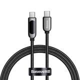 Cáp sạc nhanh C to C 100W Baseus Display Fast Charging Data Cable (100W, 20V / 5A, 480Mbps, LED indicator, E-marker chip, QC/PD Quick charge cable )