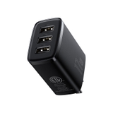 Củ Sạc Baseus 3 Cổng USB 17W | Sạc An Toàn Cho Điện Thoại & Nhiều Phụ Kiện