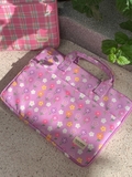 Túi chống sốc laptop có quai xách | Tiny Purple Daisy