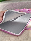Túi chống sốc laptop có quai xách | Tiny Purple Daisy