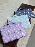 Túi chống sốc laptop có quai xách | Violet Cutie Cats