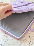 Túi chống sốc laptop có quai xách | Violet Cutie Cats
