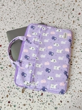 Túi chống sốc laptop có quai xách | Violet Cutie Cats