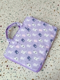 Túi chống sốc laptop có quai xách | Violet Cutie Cats