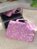 Túi chống sốc laptop có quai xách | Tiny Purple Daisy