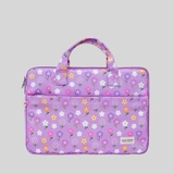 Túi chống sốc laptop có quai xách | Tiny Purple Daisy