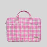 Túi chống sốc laptop có quai xách | Cutie Pink Checked