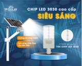 [300W] Đèn Bàn Chải Vát 2 Mặt Năng Lượng Mặt Trời TP-CT300