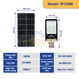 (350W) Đèn Bàn Chải Năng Lượng Mặt Trời TP Solar TP-C350