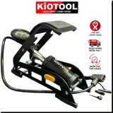 Bơm xe đạp chân Kiotool van có đầu gài tiện lợi thích hợp cho tất cả các loại xe đạp xe máy