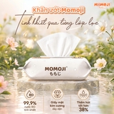 Khăn Giấy Ướt Momoji Không Cồn, Không Parabens, Mềm Mịn, An Toàn Với Trẻ Nhỏ