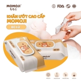 Khăn Giấy Ướt Momoji Không Cồn, Không Parabens, Mềm Mịn, An Toàn Với Trẻ Nhỏ