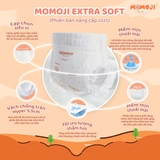 [PHIÊN BẢN NÂNG CẤP]Tã bỉm dán Momoji Extra Soft Siêu Thấm Hút NB64/S60
