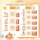 [Mới] Tã/Bỉm dán MOMOJI AIR DRY - PHIÊN BẢN NÂNG CẤP Siêu Thấm Hút, Mềm Mỏng, Thoáng Khí Cho Bé