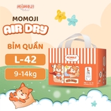 [Mới] Tã/Bỉm Quần MOMOJI AIR DRY Đai Chun Cao Cấp, Mỏng Mềm, Thoáng Khí, Siêu Thấm Hút Cho Bé
