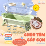 Chậu tắm gấp gọn Momii mẫu mới nhất 2023